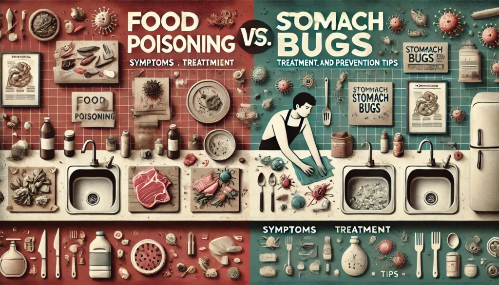 Food Poisoning vs. Stomach Bugs