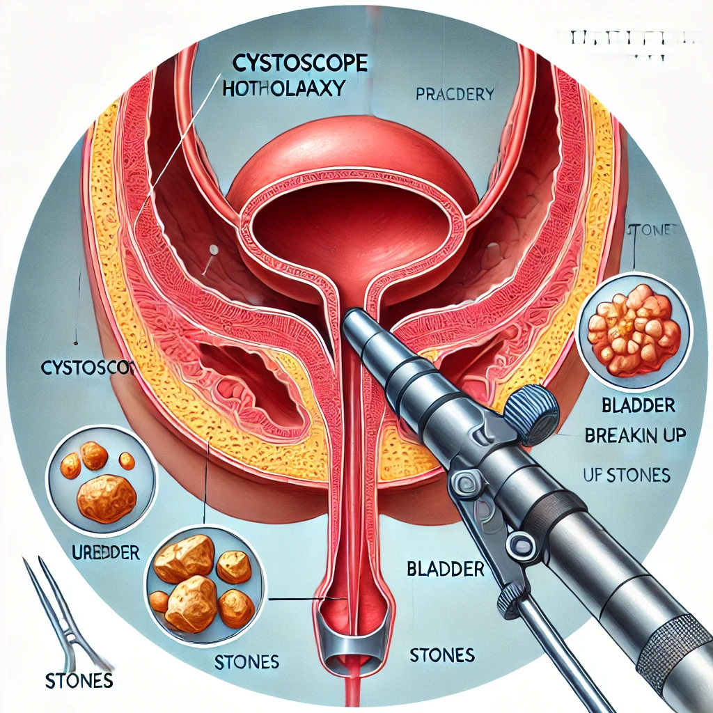 What is Cystolitholapaxy?